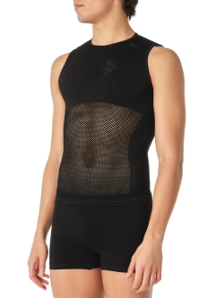 Koszulka termoaktywna bez rękawów SIXS Core czarna unisex