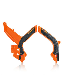 Osłony ramy Acerbis X-Grip KTM (wybrane modele) czarno-pomarańczowe
