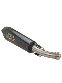 Podwójny tłumik G.P.R GPE Ann. Poppy [Slip-On, Stainless Steel] - Triumph Street Triple 675 [07-12]