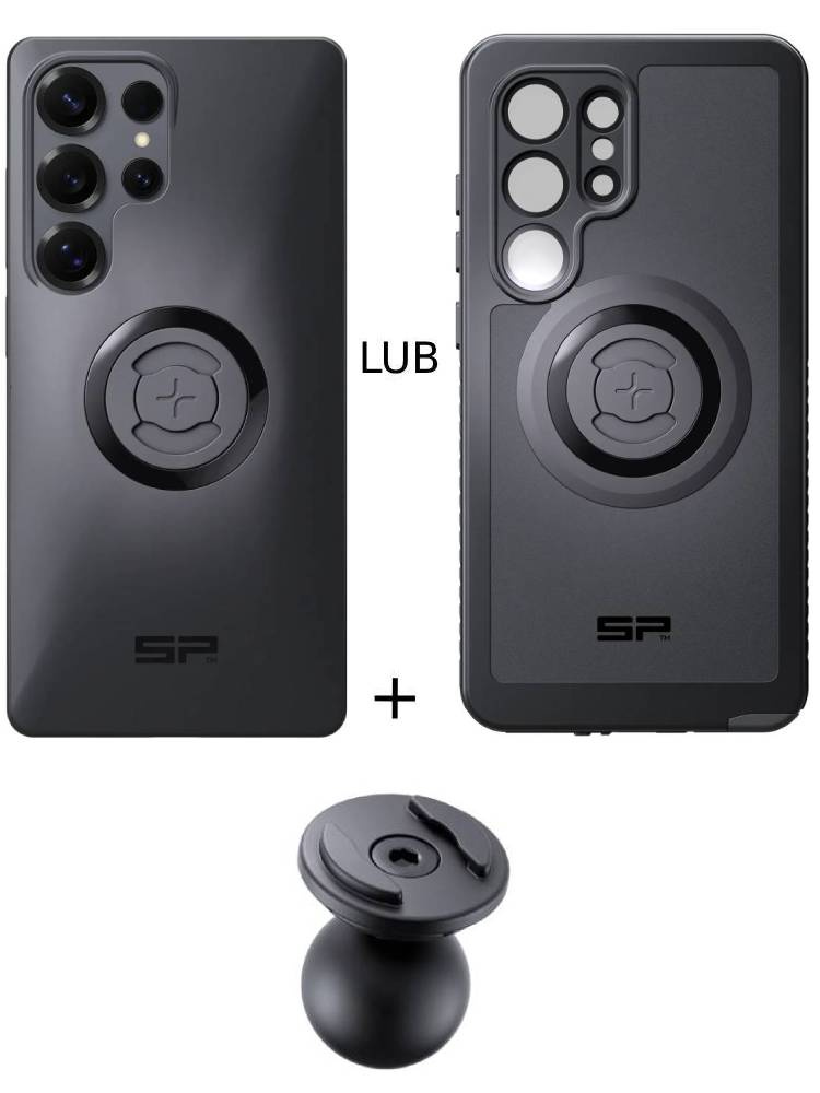 Zestaw: etui na telefon Samsung Galaxy S25 Ultra + uchwyt kulowy Pro SPC+ SP Connect