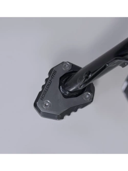 Poszerzenie stopki bocznej SW-Motech Kawasaki KLE 500/ SE (26-) czarno-srebrne