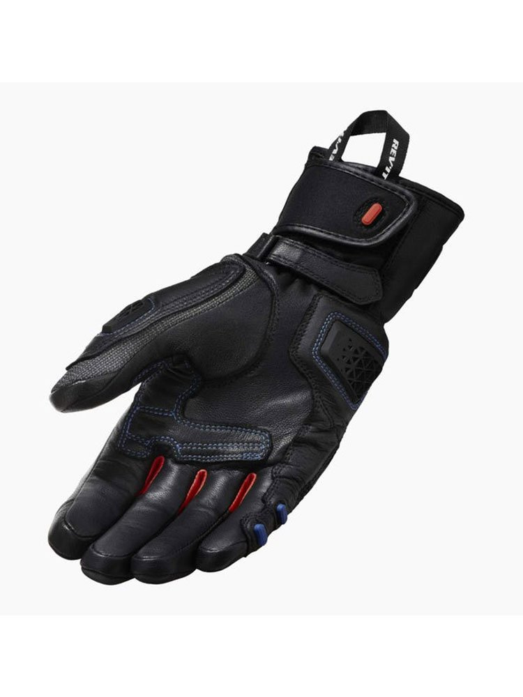 Rękawice motocyklowe skórzano-tekstylne REV’IT! Sand 4 H2O czarno-czerwone