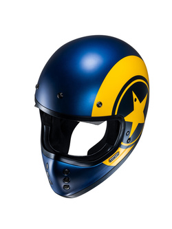 Kask integralny HJC V60 Nyx niebiesko-żółty