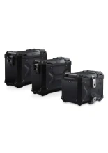 Zestaw: kufry boczne 45/37L + kufer centralny 38L TRAX ADV+ stelaże SW-Motech Voge DSX 800 Rally (25-) czarne