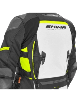 Kurtka motocyklowa damska tekstylna Shima Dune fluo-czarna