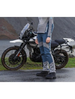 Spodnie motocyklowe damskie tekstylne Knox Urbane Pro Move niebiesko-szare
