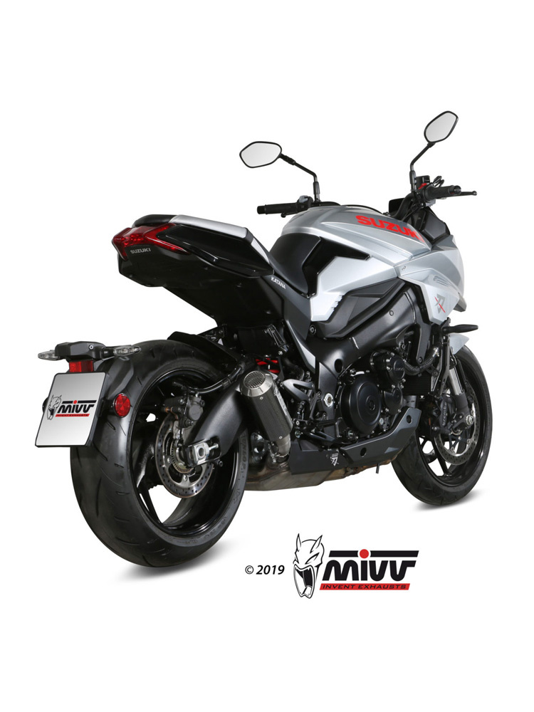 Tłumik motocyklowy Slip-On Line (MK3) MIVV do Suzuki Katana 1000 (19-) carbon