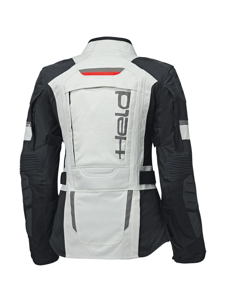 Kurtka motocyklowa tekstylna Held Carese 3 szaro-czarna