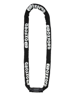 Łańcuch do motocykla Oxford Combi Chain 8 z szyfrem [długość: 1.5 m; średnica oczka: 8 mm]