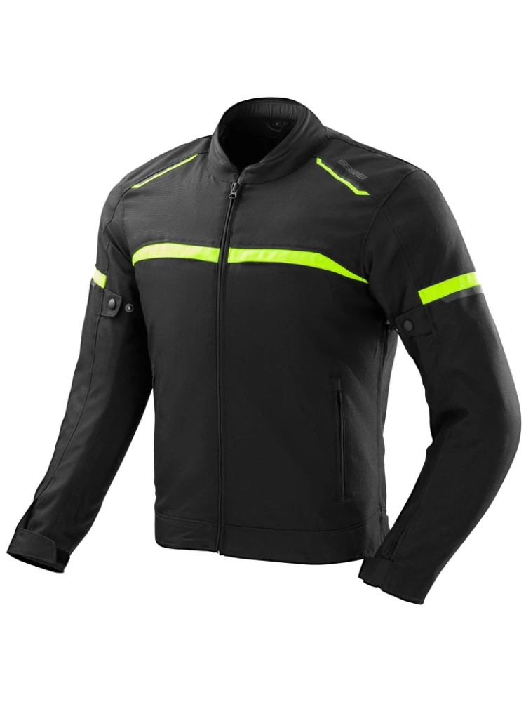 Kurtka motocyklowa tekstylna Ozone Neo czarno-żółta