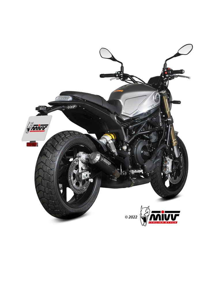 Tłumik motocyklowy Slip-On Line (MK3) MIVV do Benelli Leoncino 800 (22-) czarny