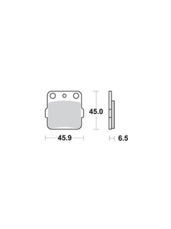 KLOCKI HAMULCOWE SBS 584 SI