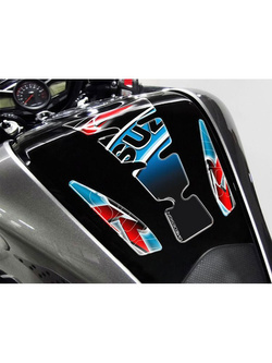 Tankpad PUIG Wings, wzór Suzuki (niebieski)