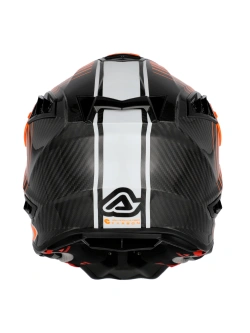 Kask enduro Acerbis Airstrike-C biało-pomarańczowy