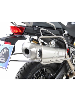 Stelaż boczny do kufrów Cutout Xplorer 40/37 Hepco&Becker do BMW F 850 GS Adventure (19-23) stal nierdzewna