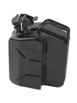 Kanister Hepco&Becker z uchwytem Cutout na lewą stronę do Moto Guzzi V9 Bobber (16-20) 4 litry czarny