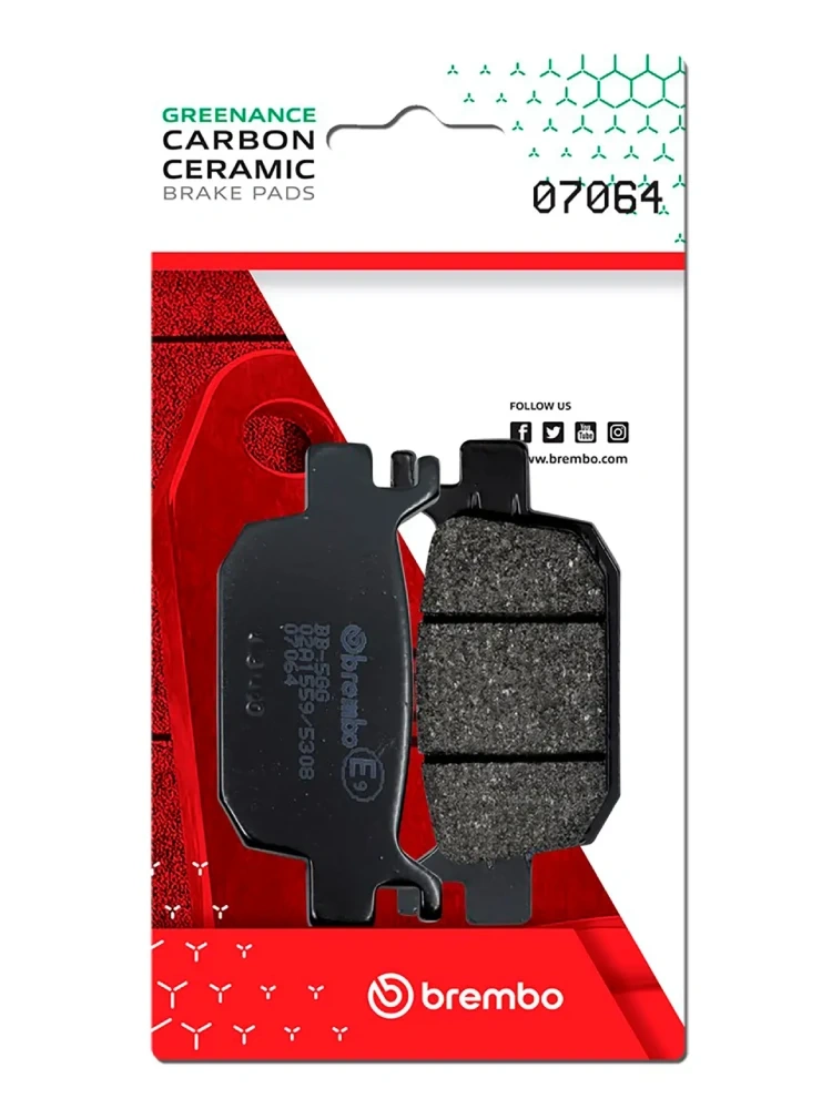 Klocki hamulcowe Brembo Genuine CC Honda (wybrane modele) [na tył, kpl. na 1 tarczę]