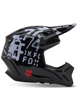 Kask enduro Fox V3 Seventy4 czarno-szary
