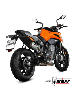 Tłumik motocyklowy Slip-On Line (MK3) MIVV do KTM Duke 790 (18-20) / 890 (20-) srebrny