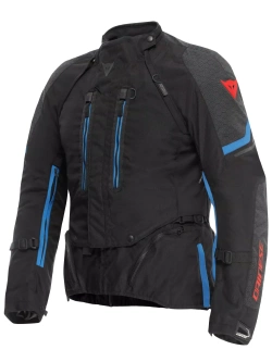 Kurtka motocyklowa tekstylna Dainese Super Adventure Absoluteshell czarno-niebiesko-czerwona