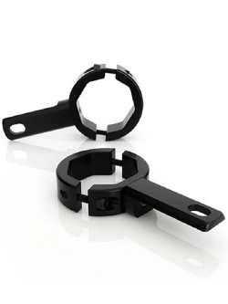 Mocowanie świateł drogowych Denali zaciski przegubowe [39-49 mm] czarne