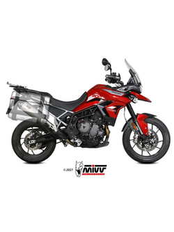 Tłumik motocyklowy Slip-On Line (Oval) MIVV do Triumph Tiger 900 / GT / Pro / Rally (21-) titanium
