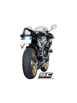 Tłumik SC-Project CR-T Carbon / Titanium (Slip-on, Wysoka pozycja) - Yamaha YZF R6 [06-16]