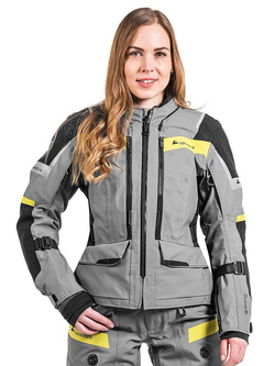 Kurtka motocyklowa damska tekstylna Touratech Companero Rambler szara