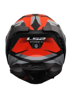 Kask integralny LS2 FF818 Storm III Komai czarno-czerwony