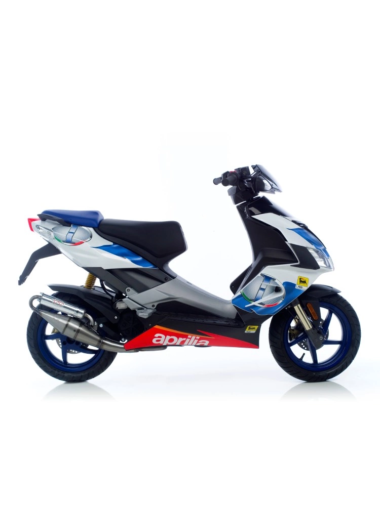 Pełny układ wydechowy LeoVince Hand Made TT Aprilia SR 50 R Factory (04-12)/ Sport Pro (-03) stal nierdzewna