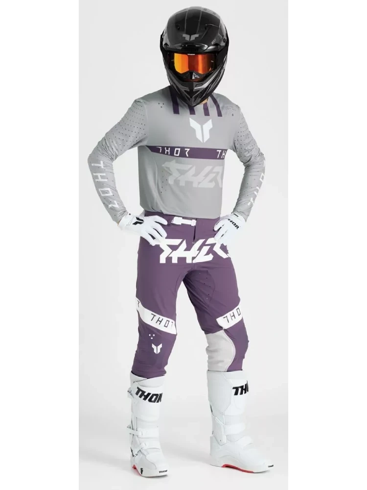 Rękawice cross Thor Launchmode białe