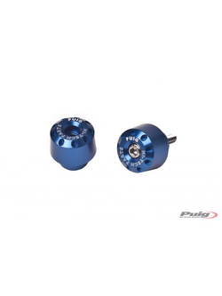 Końcówki kierownicy PUIG do Triumph Street Triple/R 13-17 - krótkie (niebieskie)