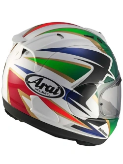 Kask integralny Arai RX-7V Evo Cadalora Restyle biało-czerwono-zielony