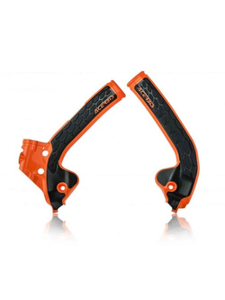 Osłony ramy Acerbis X-Grip Husqvarna/ KTM/ GasGas (wybrane modele) czarno-pomarańczowe