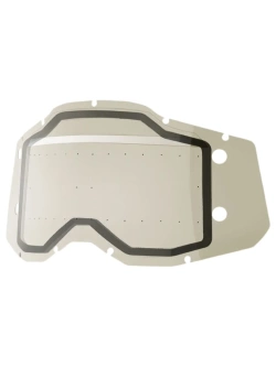 Szybka do gogli 100% Racecraft2, Accuri2, Strata2 z systemem ForeCast podwójna, przyciemniana