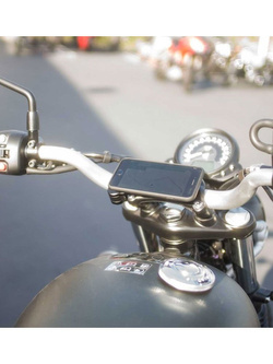 Zestaw: etui na telefon IPHONE 13 Pro + pokrowiec + uchwyt na kierownicę Moto Bundle SP Connect