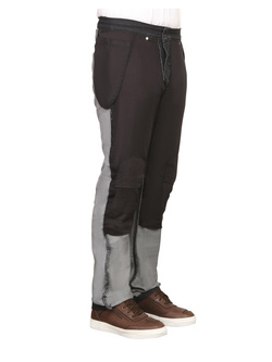 Jeansy motocyklowe Modeka Finn Mono czarne sprane