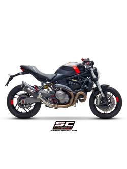 Tłumik SC-Project SC1-R Carbon / Titanium (Slip on) - Ducati Monster 821 [18-20]