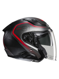 Kask otwarty HJC RPHA 31 Kouv czarno-czerwony