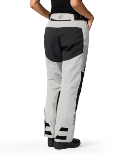 Spodnie motocyklowe damskie tekstylne REV’IT! Outback 5 H2O szaro-czarne