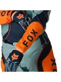 Bluza enduro Fox 180 Image Print niebiesko-pomarańczowa