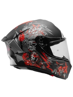 Kask integralny Airoh Spark 2 Cruze czarno-szaro-czerwony matowy