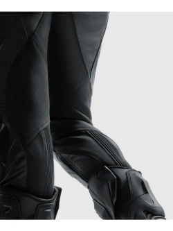 Spodnie motocyklowe damskie skórzane Rebelhorn Diva czarno-białe