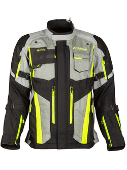 Kurtka motocyklowa tekstylna Klim Badlands Pro czarno-szaro-fluo żółta