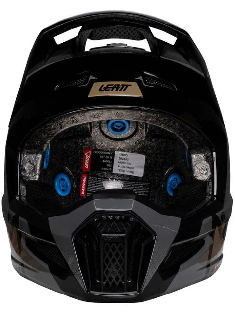 Kask dziecięcy enduro Leatt Moto 3.5 V25 z goglami czarny