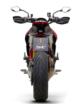 Tłumik motocyklowy podwójny SC-Project S1 Ducati Hypermotard 950 RVE SP (21-24) tytan
