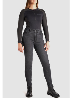Body damskie z ochraniaczami Pando Moto Shell WW 02 czarne
