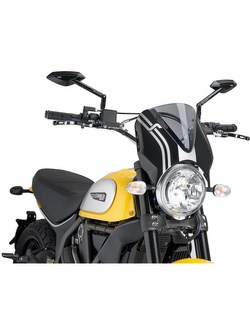 Owiewka Retrovision PUIG do Ducati Scrambler lekko przyciemniana