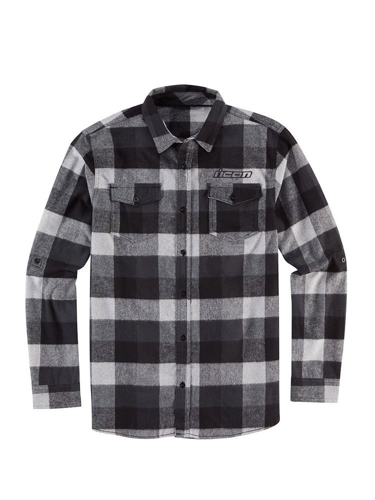 Koszula Icon Feller Flannel czarno-szara