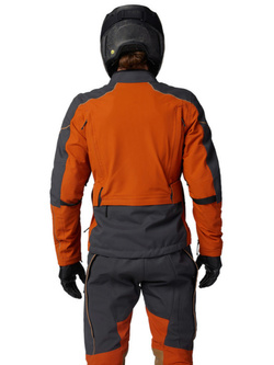 Kurtka motocyklowa tekstylna Fox Defend Gore-Tex czarno-pomarańczowa